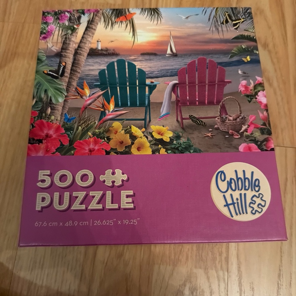 Cobble Hill by New Balance Tropical Beach Puzzle - 500 Pieces